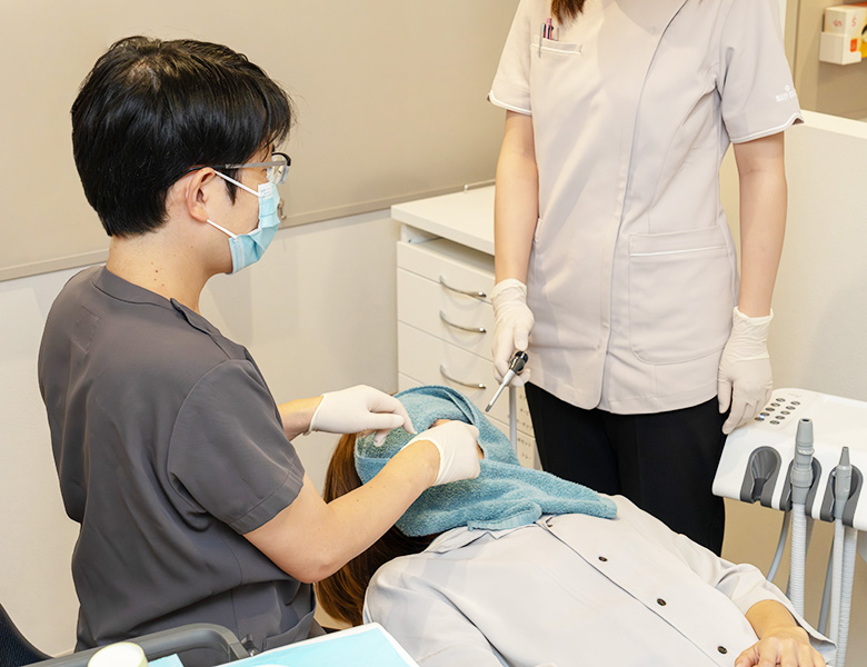 愛媛県松山市の歯医者、つばき歯科クリニックのブリッジ治療